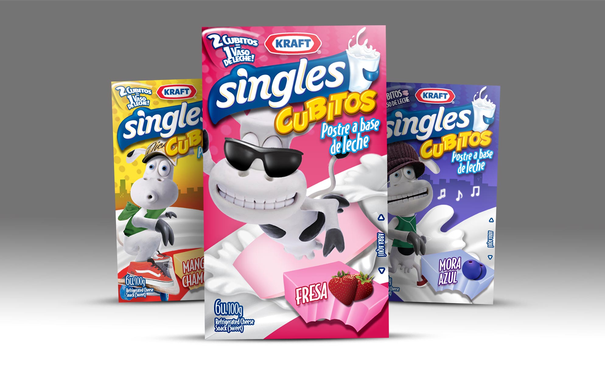 Kraft Singles Packagings Cubitos Cheese Queso