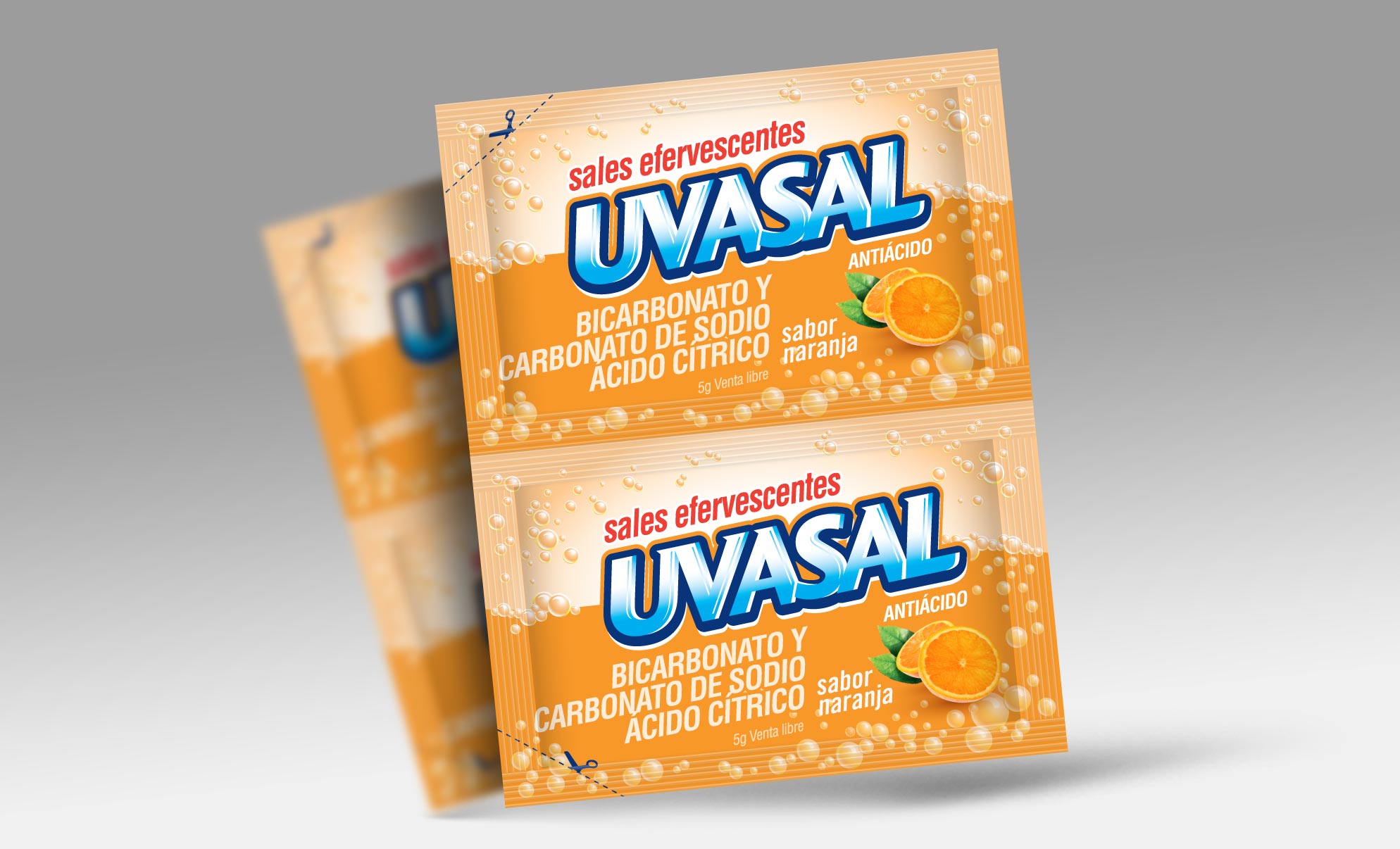 Glaxosmithkline Uvasal Packaging Doble Naranja