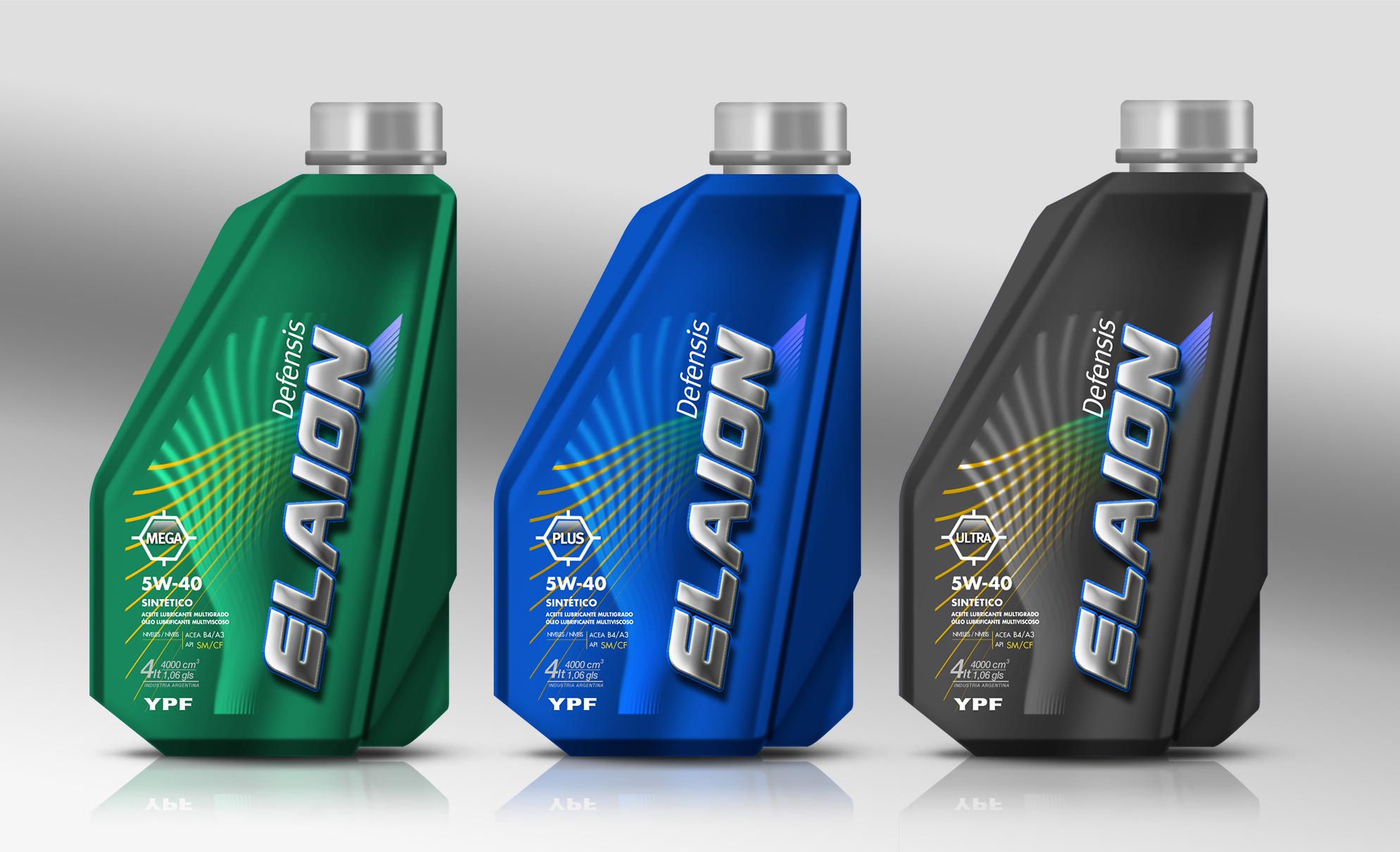 YPF El Aion Oil Aceite Packaging