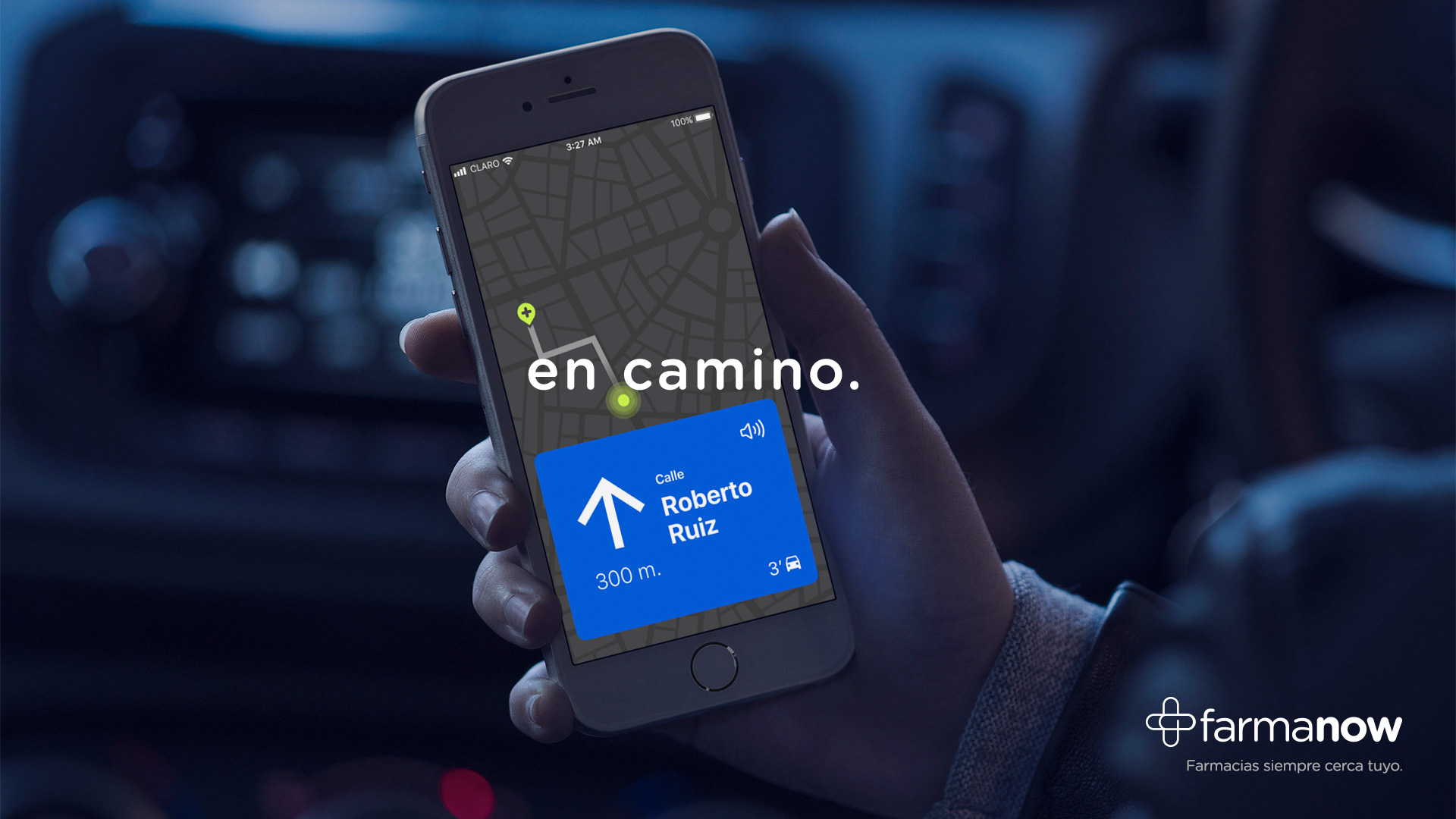 App design. UX/UI. Diseño de Aplicación móvil. Farmanow. Aviso publicitario.