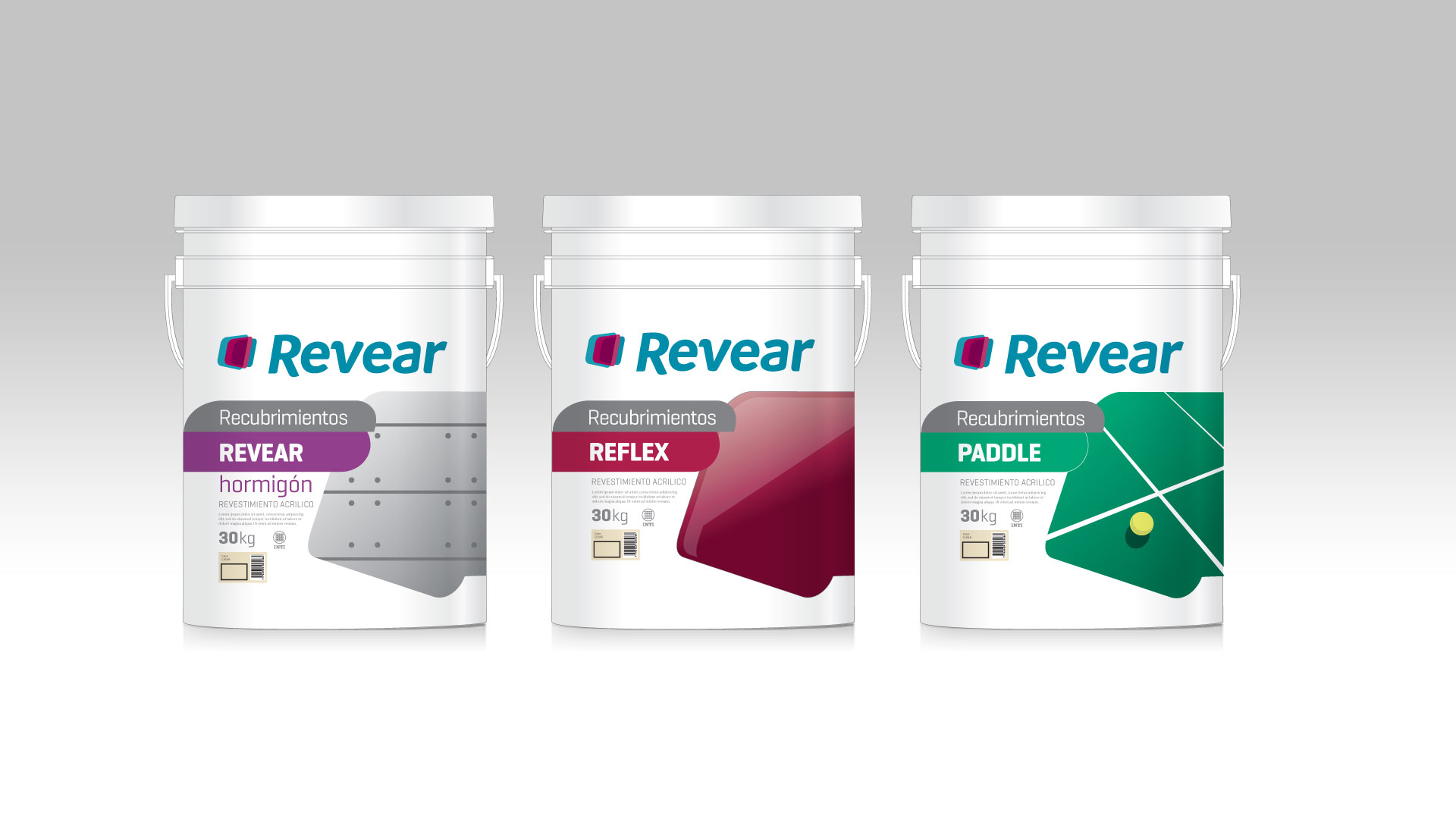 Recubrimientos Revear. Packaging design. Diseño de Packaging. ParexGroup