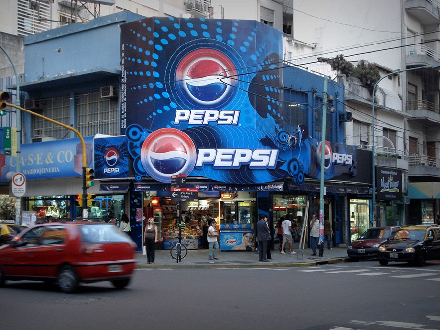 Pepsi POS Open 25 Drusgstore Kiosko Choreography Marquee Environmental Customized